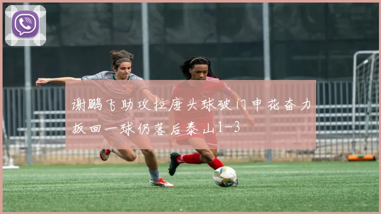 谢鹏飞助攻拉唐头球破门申花奋力扳回一球仍落后泰山1-3